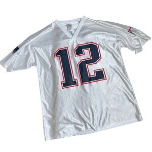 New England Patriots NFL Vintage Authentic Tom Brady Jersey Mens Large